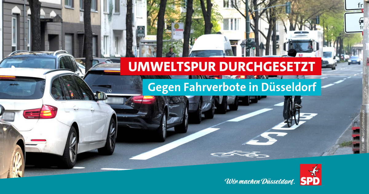 Umweltspur durchgesetzt SPD Düsseldorf