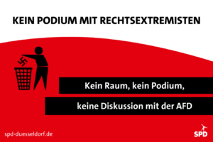 Kein Podium mit Rechtsextremisten